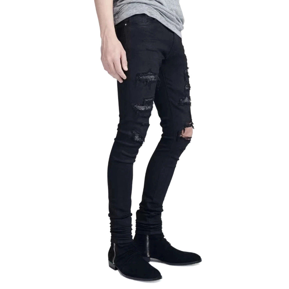 American street fashion jeans